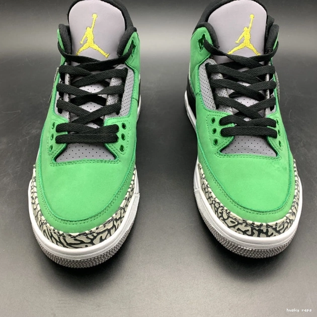 Rep Husky 3 PE Air Tinker AJ3 Retro Oregon 867493 Ducks shoes Jordan 0717